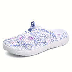 Women's Colorful Print Sport Hole Shoes Lightweight And Breathable