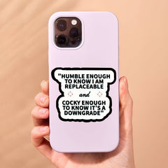 Funny Workplace Stickers Replaceable & Cocky Waterproof Decals