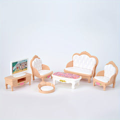 Dollhouse Furniture Playset Kitchen Living Room Bedroom Bathroom Assorted Styles