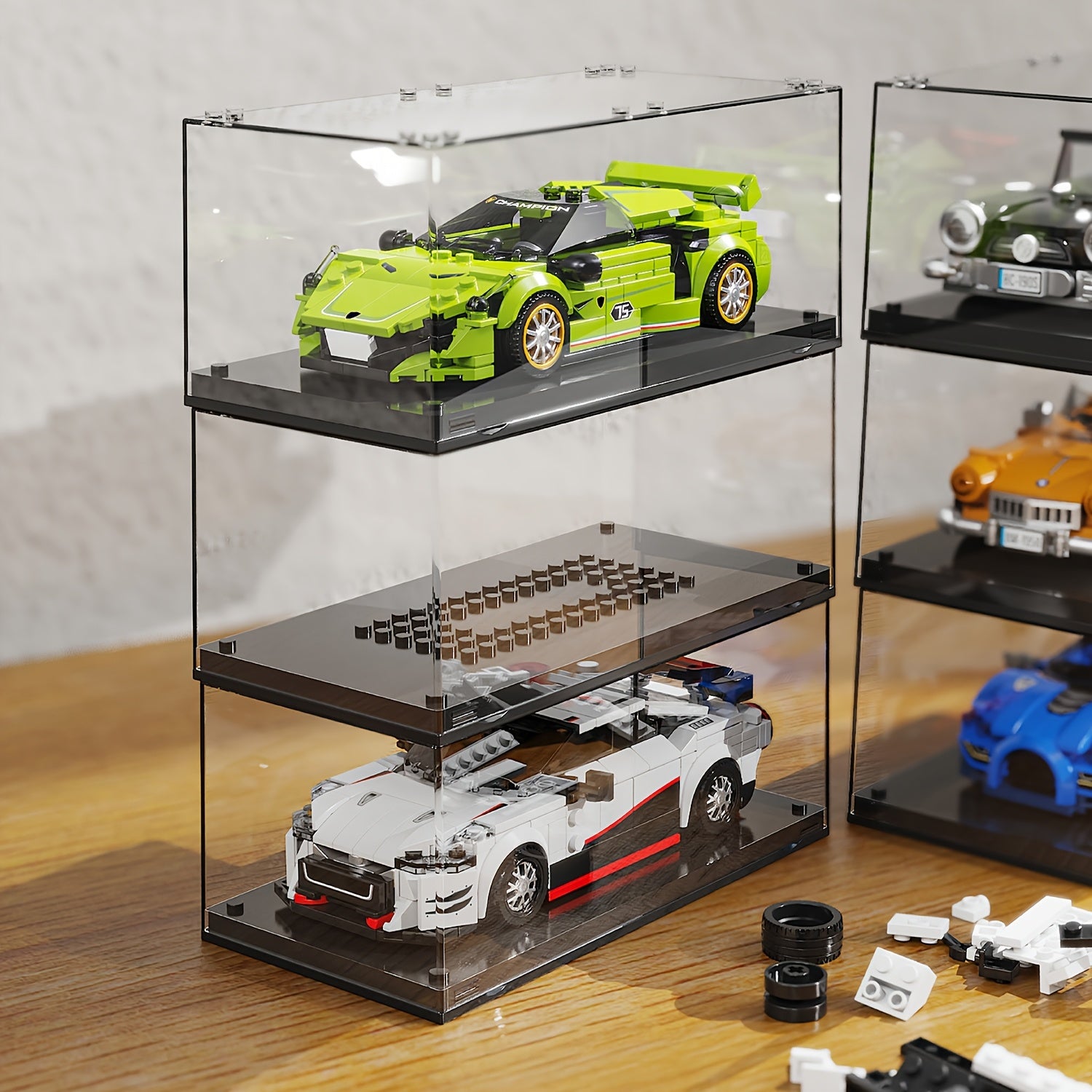 Kids Racing Model Puzzle Toy with Display Box Car Sports Car Racing Model Puzzle