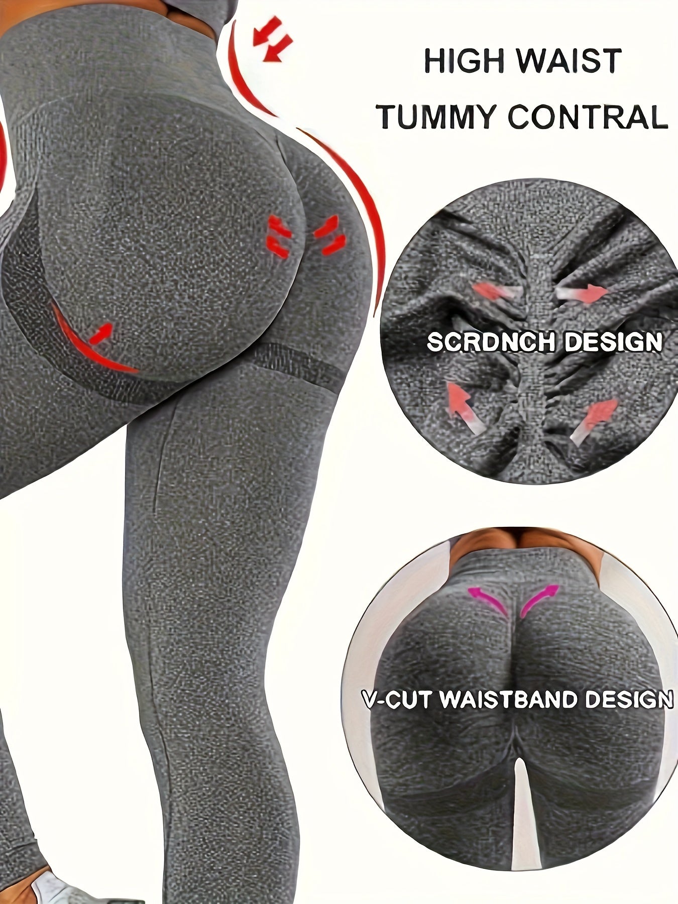High Waist Yoga Stretch Leggings Fitness Pants