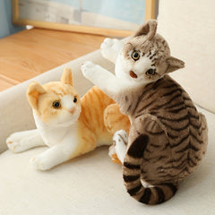 Soft Cat Plush Dolls in Multiple Colors - Huggable and Expressive