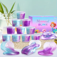 Mermaid Slime Kit DIY Toys Party Favor Gift Bag Stuffer Birthday Gift