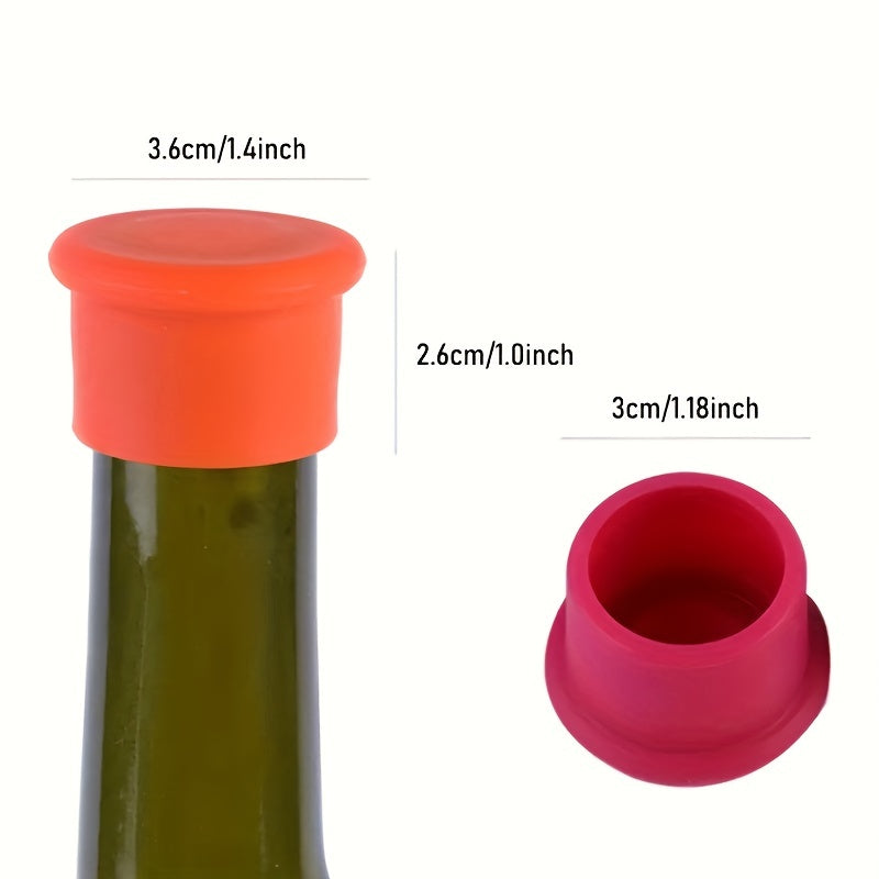Wine Bottle Cap Silicone Sealing Stopper Soft Beer Stopper Seasoning Solid Cap
