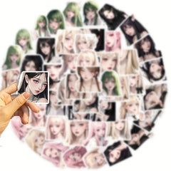 50pcs Cartoon Series Graffiti Sticker Waterproof Sticker