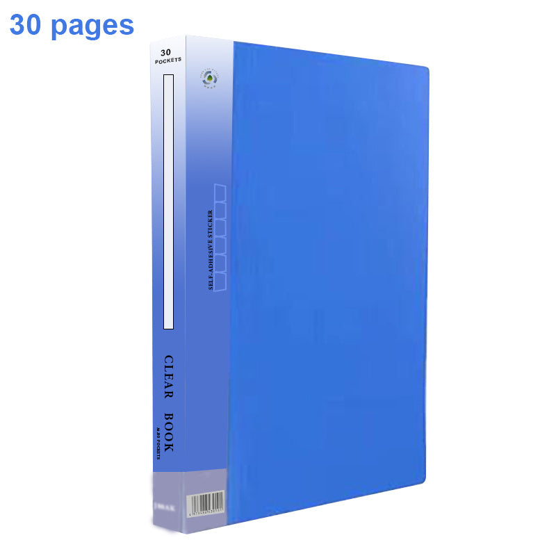 A4 Thickened Document Loose Leaf Folder Student Organizer