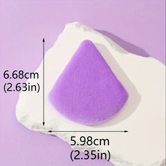 6pcs Powder Puff for Face Makeup Soft Triangle Puffs with Strap
