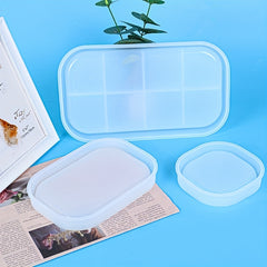 Epoxy Resin Mold Tray Dish Plate Silicone Mould DIY Crafts Jewelry Making