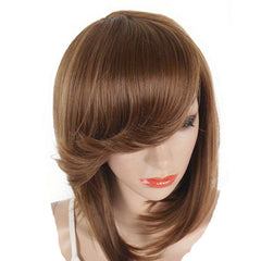 Synthetic Bob Wig Short Side Part Daily Use