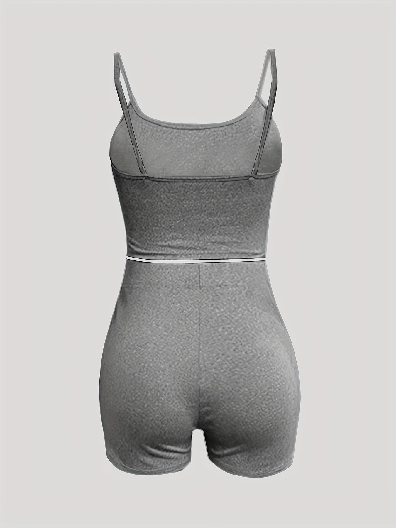 Spaghetti Strap Cami Top & Biker Shorts Set