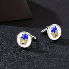 1pc Royal Devil Eye Cufflinks DIY Jewelry