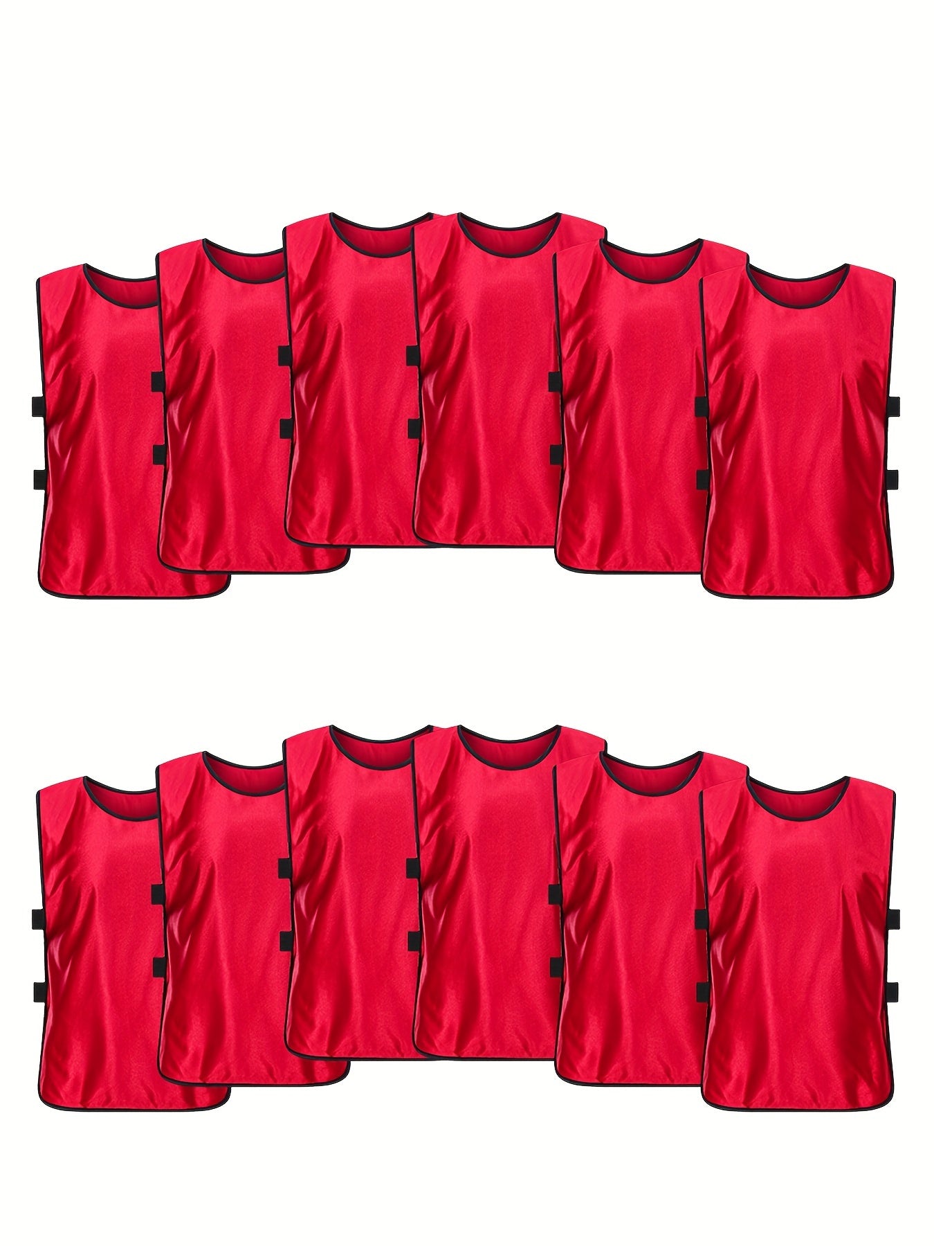 12pcs Athletic Scrimmage Training Vest Soccer Basketball Practice