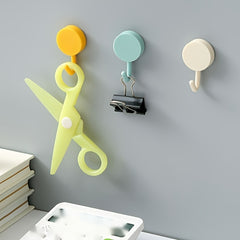 7pcs Macaron Hooks Wall Stickers Punching Lights Small Hooks