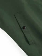 Casual Baseball Collar Jacket for Autumn Winter