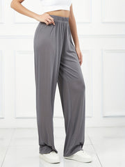 Comfortable Elastic Waist Casual Pants Women's Activewear