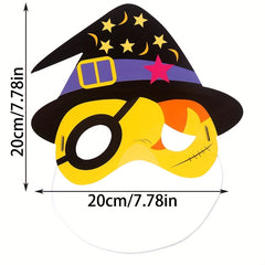 Halloween Cartoon Masks Kids Costume Party DIY Craft Masks Kids