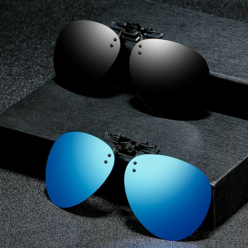 Polarizing Clips On Sunglasses UV400 Outdoor Sports Fishing Drivers