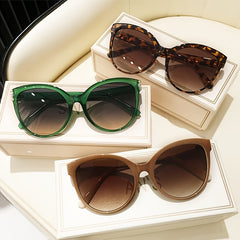 Oval Sunglasses Large Mirror Frame