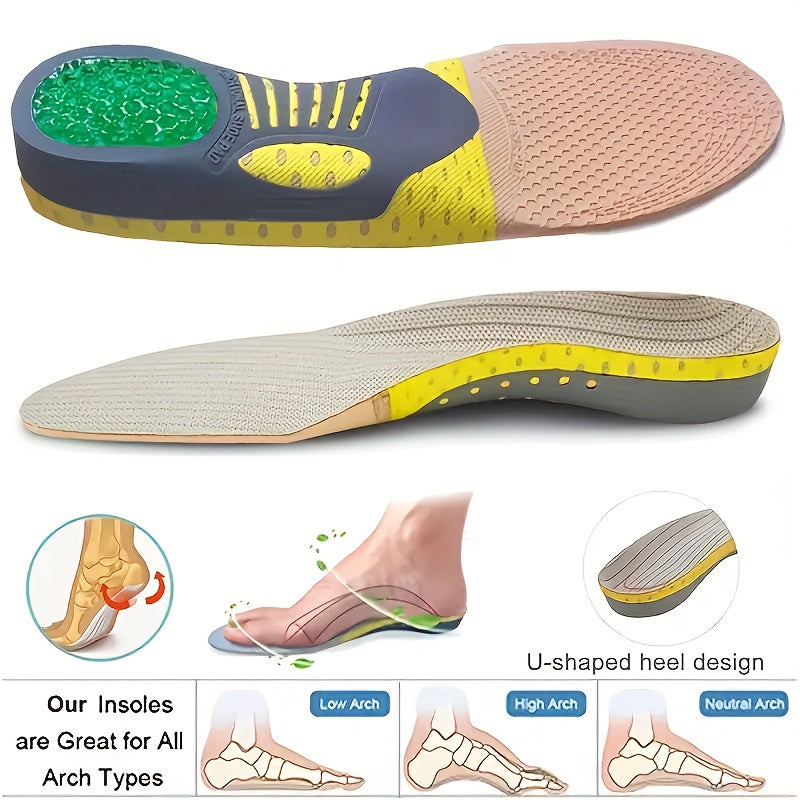 Orthopedic Insoles for Comfortable Sports Hiking Running