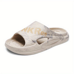 Men's Lightweight Non Slip Slides Open Toe Shoes
