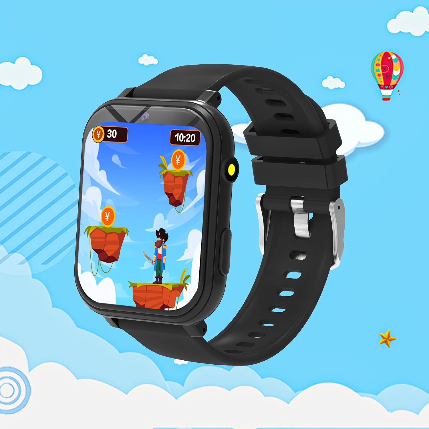 Smart Game Watch for Kids with 18 Educational Games HD Screen Camera LED Light