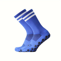 Men's Soccer Socks Non-slip Thickened Grip Crew Socks