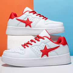Men's Lace Up Star Skate Shoes Breathable