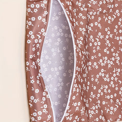 2pcs Floral & Animal Print Wet Dry Bags Portable Diaper Pouches