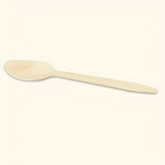 100pcs Disposable Wooden Spoons Biodegradable Bulk Birch Spoons