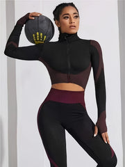 Soft Long Sleeve Sports Jacket Women's Activewear