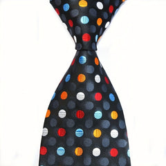 Men's Classic Polka Dots Tie Necktie for Business Wedding