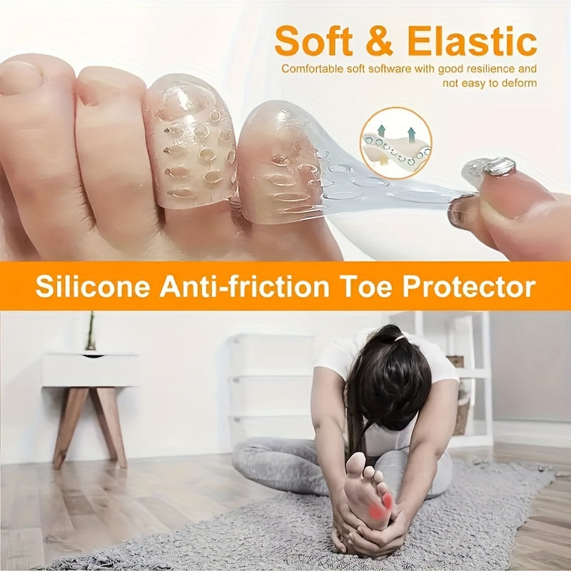Soft Silicone Toe Protectors - 10/20pcs Breathable Anti-wear Protection