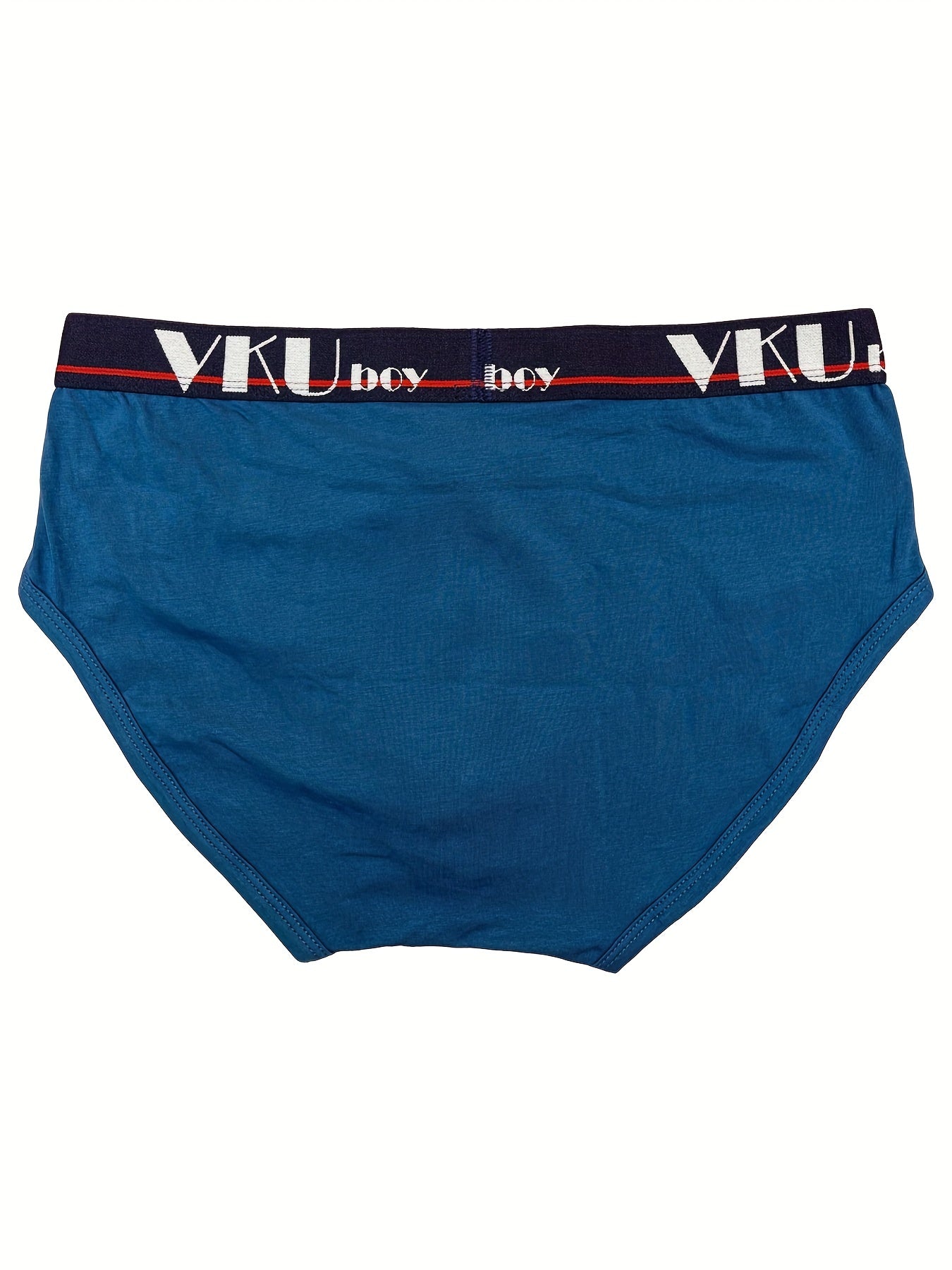 5pcs Boys Teen Casual Letter Graphic Print Briefs Underwear