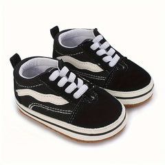 Baby Boys Canvas Sneakers Lightweight Non Slip Shoes