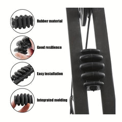 Compound Limbs Stabilizer Shock Absorbing Rubber Split Limb Silencer