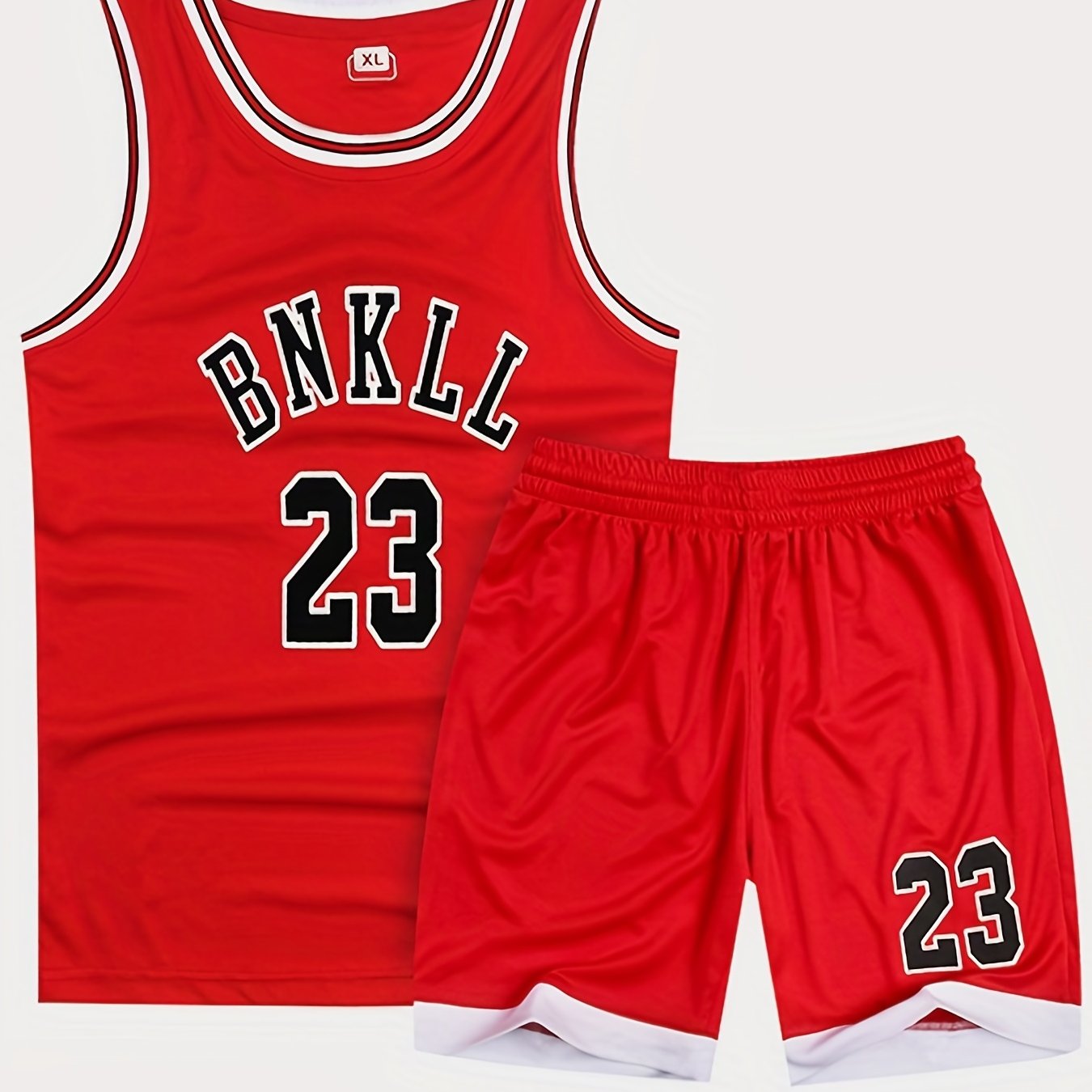 Basketball Jersey Outfit Boy Girl Tank Top Shorts Set Summer Clothes