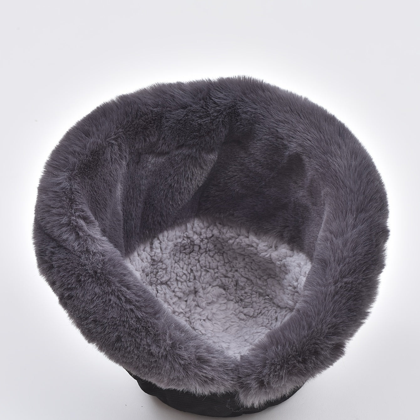 Women's Fleece Bucket Hat Thickened Fleece Hat Double layer Coldproof Warm Fishe
