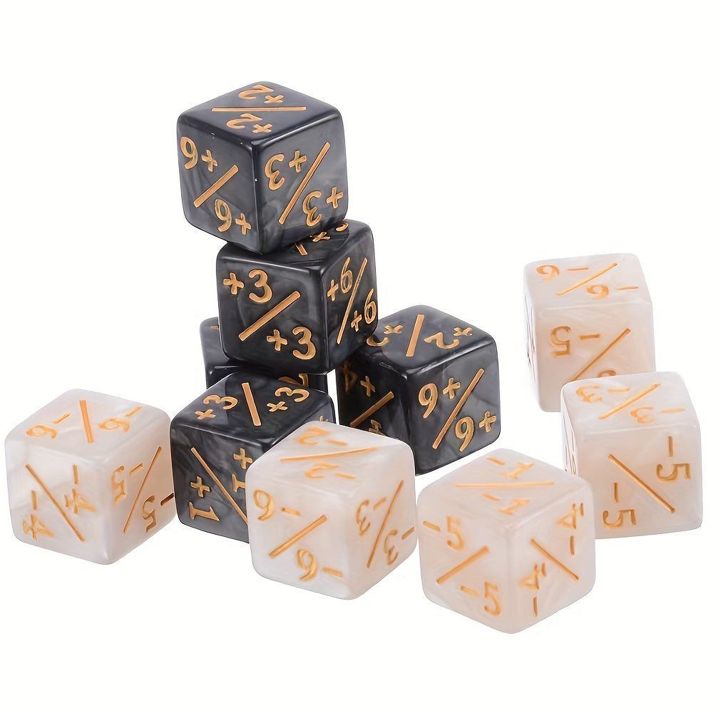 12-Piece Set Arithmetic Dice for Math Education, Magic Games, and Party Fun
