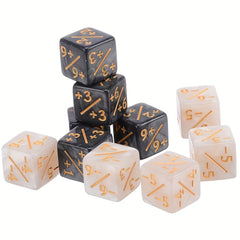 12-Piece Set Arithmetic Dice for Math Education, Magic Games, and Party Fun