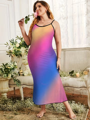 Ombre Tie Dye Comfort Cami Sleep Dress