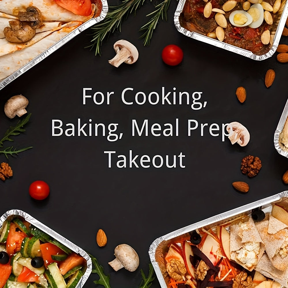 20Pcs 7x5.7 Aluminum Foil Food Containers With Lids - Multi-Purpose