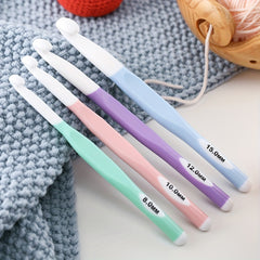 1pc Ergonomic Handle Crochet Hooks 8-15mm