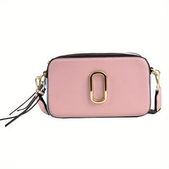 Contrast Crossbody Bag Camera Shoulder Bag Square Purse For Women
