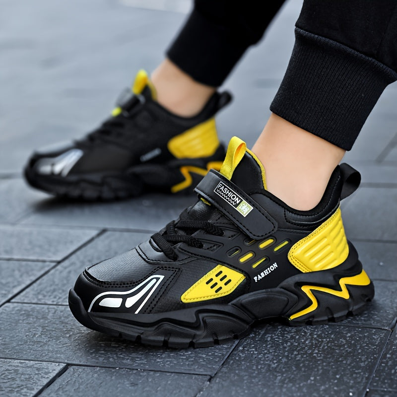 Boy's Chunky Shoes Comfy Non Slip Soft Sole Waterproof Sneakers