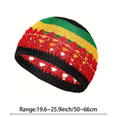 Hollow Out Crochet Beanie Elastic Skull Cap Soft Turban Knit Hats