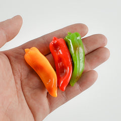 Mini Roasted Pepper Model for Dollhouse Mini Kitchen - No Electricity Needed