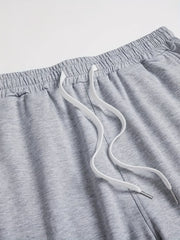 York Print Men's Shorts Elastic Waist Drawstring Shorts