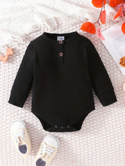 Baby Boys Long Sleeve Bodysuit Outfit for Spring and Autumn