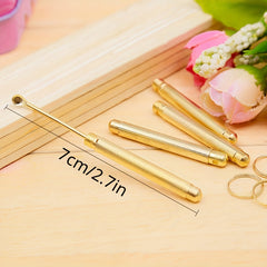 Ear Spoon Keychain Pendant Metal Ear Spoon Keyring