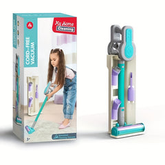Kids Interactive Vacuum Cleaner Toy with Realistic Cleaning Sounds